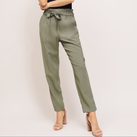 Dynamite Paper Bag Waist Trousers Size 